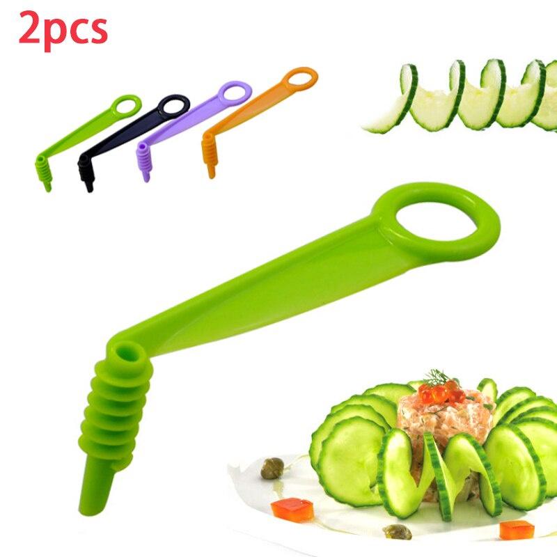 Potato Spiral Cutter Manual Roller French Fry Cutter Making Twist Shredder Grater Cooking Tools Kitchen Gadget Vegetable Slicer