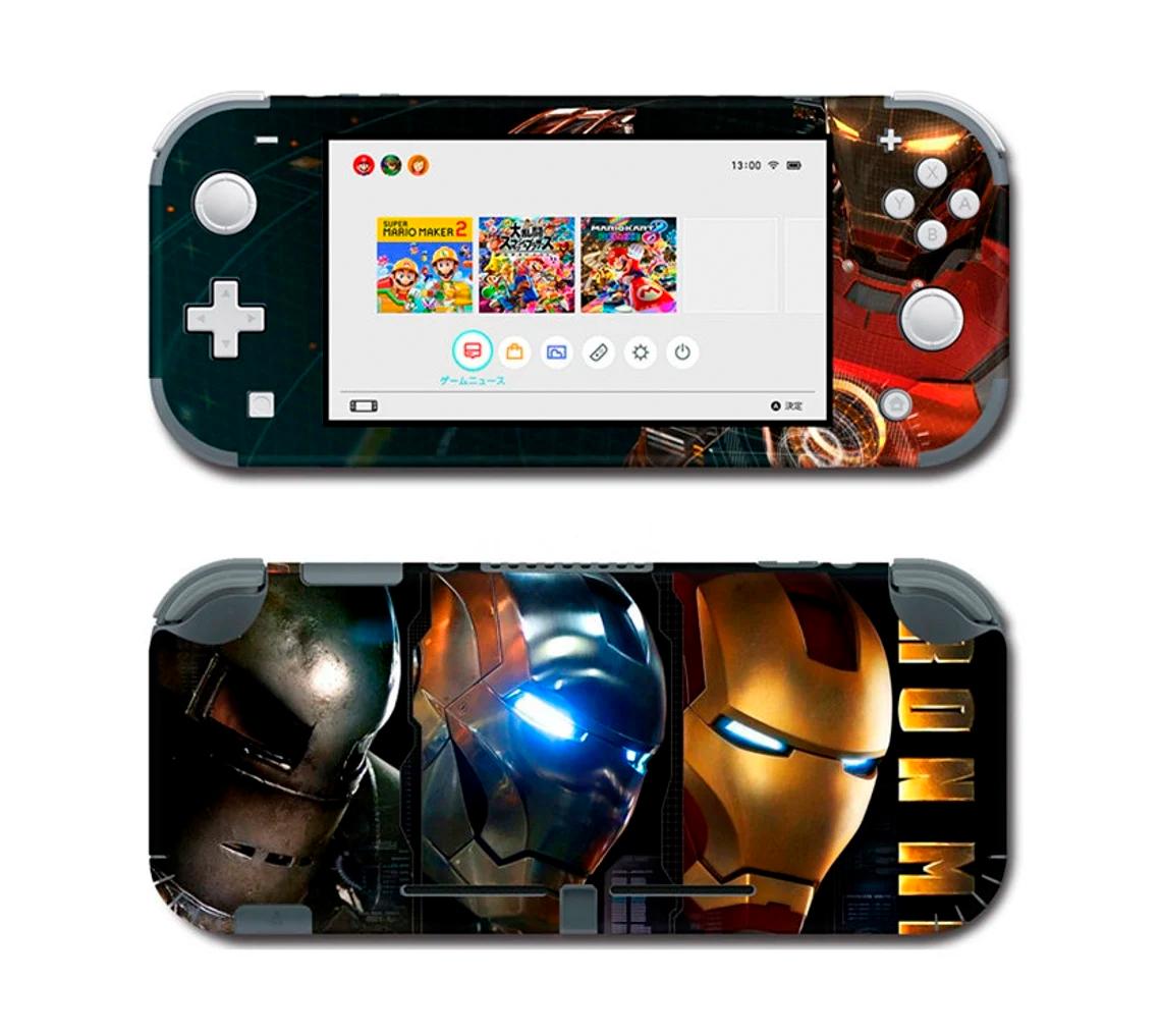 Skin decal dán Nintendo Switch Lite mẫu Iron Man (dễ dán, đã cắt sẵn)