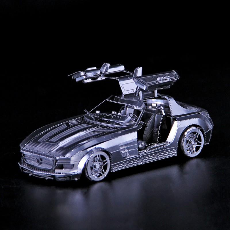 Mô Hình Lắp Ráp 3d Siêu Xe Mercedes SLS