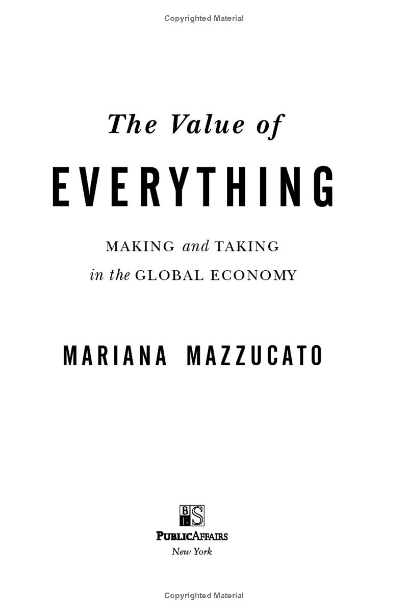 Sách ngoại văn: The Value Of Everything: Making And Taking In The Global Economy