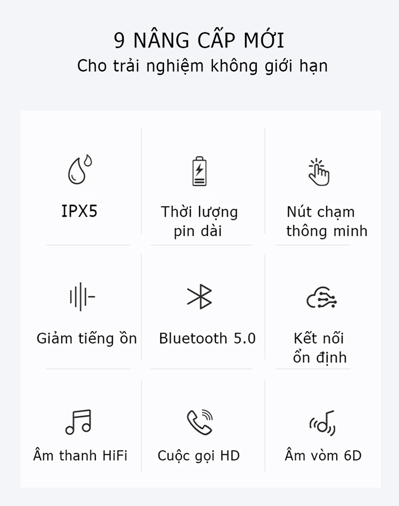 Tai nghe Bluetooth kết nối ổn định - Thế hệ mới