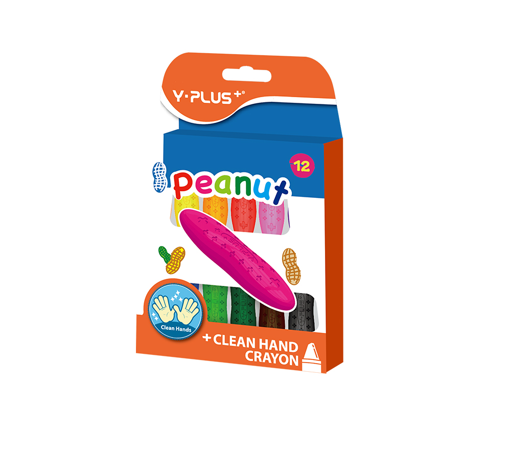 Bút sáp Peanut Yplus 12 màu CR1501