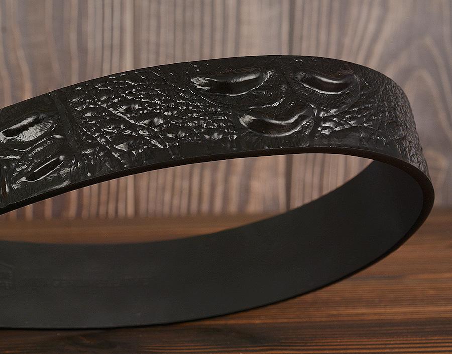 Mới Thời Trang Cao Cấp Da Cá Sấu Thiết Kế Nam Dây Thắt Lưng Da Khóa Gài Cá Sấu Quần Jean Thắt Lưng Cho Nam