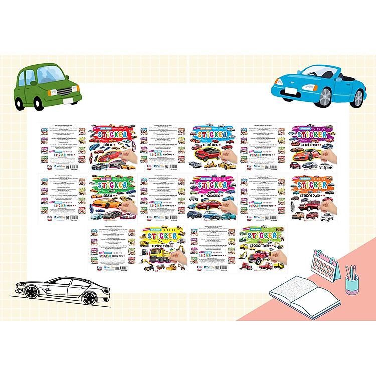 Sách Trò chơi dán hình IQ - EQ - CQ Sticker - ảnh 5