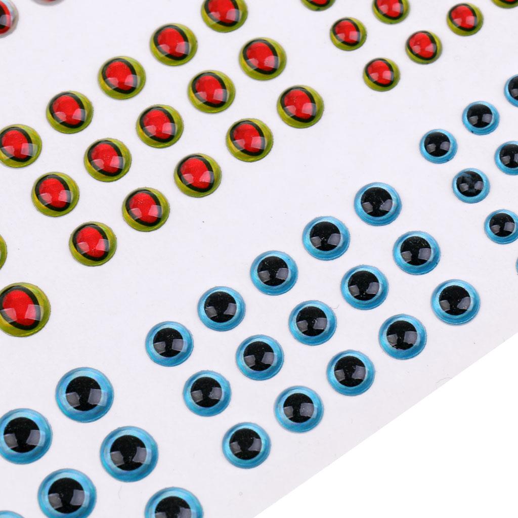 Eye 3/4/5/6mm 3D Holographic Lure Eyes Fly Tying Jigs Crafts Doll