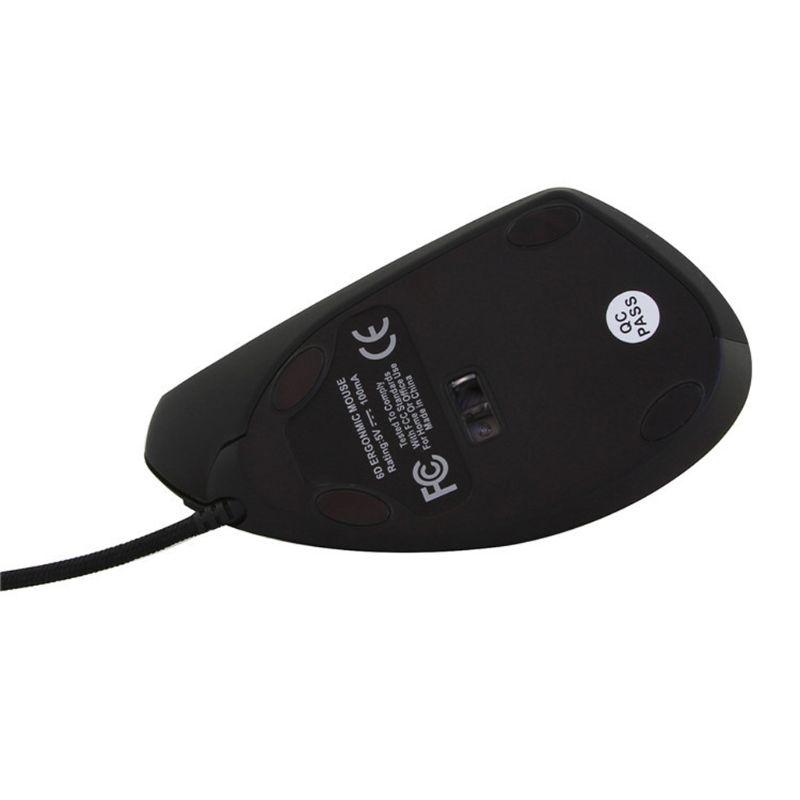 Có Dây Tay Phải Đứng Chuột Ergonomic Chuột Chơi Game 800 1200 1600 DPI Quang Có Cổ Tay Khỏe Mạnh Chuột Mause Cho Máy Tính máy Tính