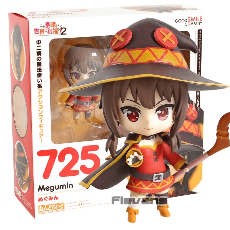 Mô hình Nendoroid megumin 725/ tượng figure anime megumin Konosuba