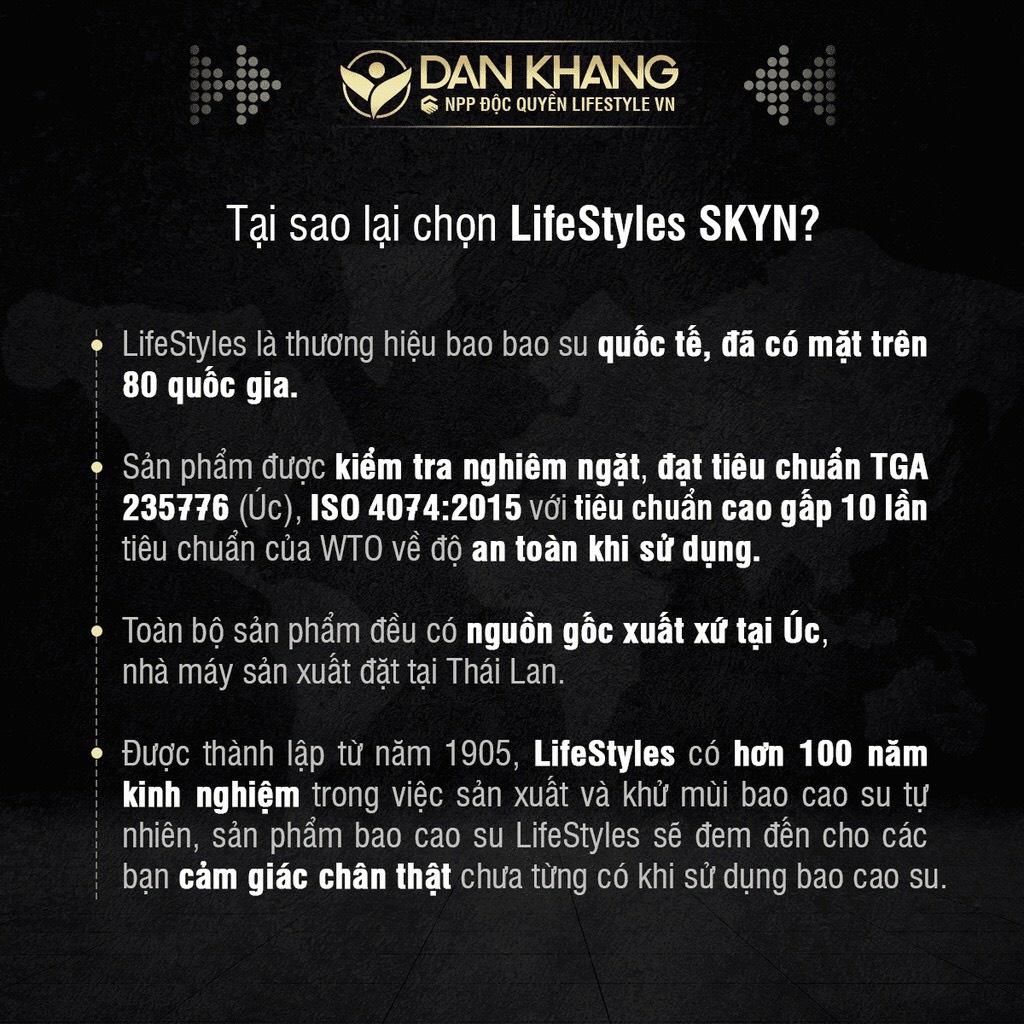 Combo 1 Hộp Bao Cao Su Siêu Gai Non-latex SKYN Intense 10 bao + 1 Hộp Kéo Dài Thời Gian Love Time