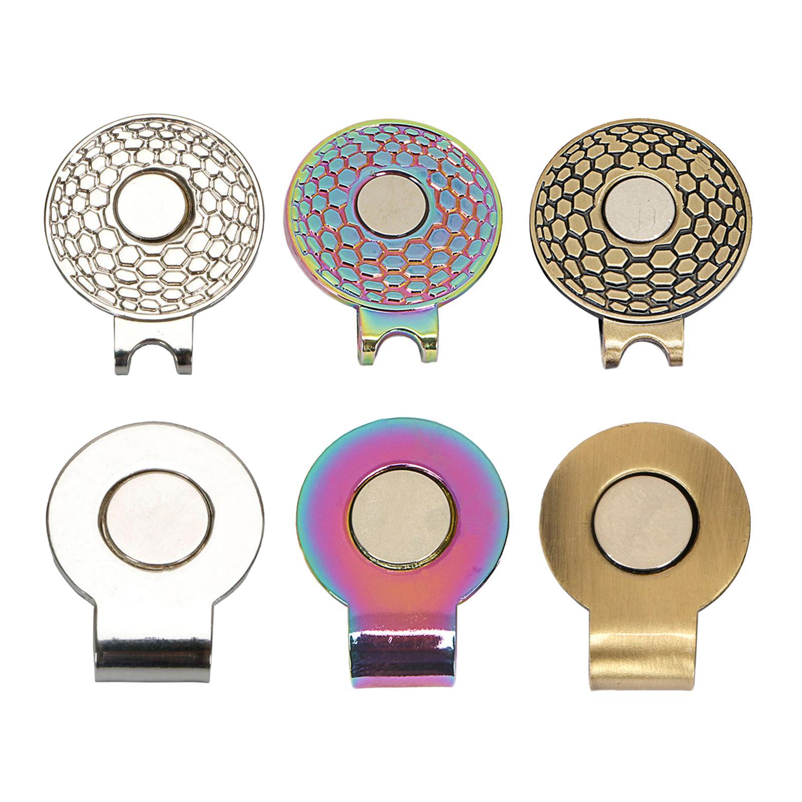 Zinc Alloy Golf Ball Marker Hat Clip Putt Putting Club Giveaways Golfer Gift