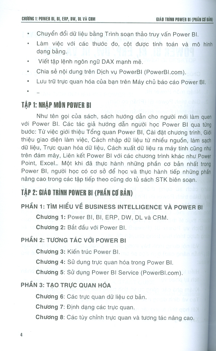 Giáo Trình Power Bi (Phần Cơ Bản) - Ứng Dụng Power Bi Trong Quản Trị Doanh Nghiệp (Sách Dành Cho Sinh Viên Ngành Kinh Tế, Tài Chính, Ngân Hàng Công Nghệ Thông Tin, Khoa Học Dữ Liệu Và Kinh Tế Số )