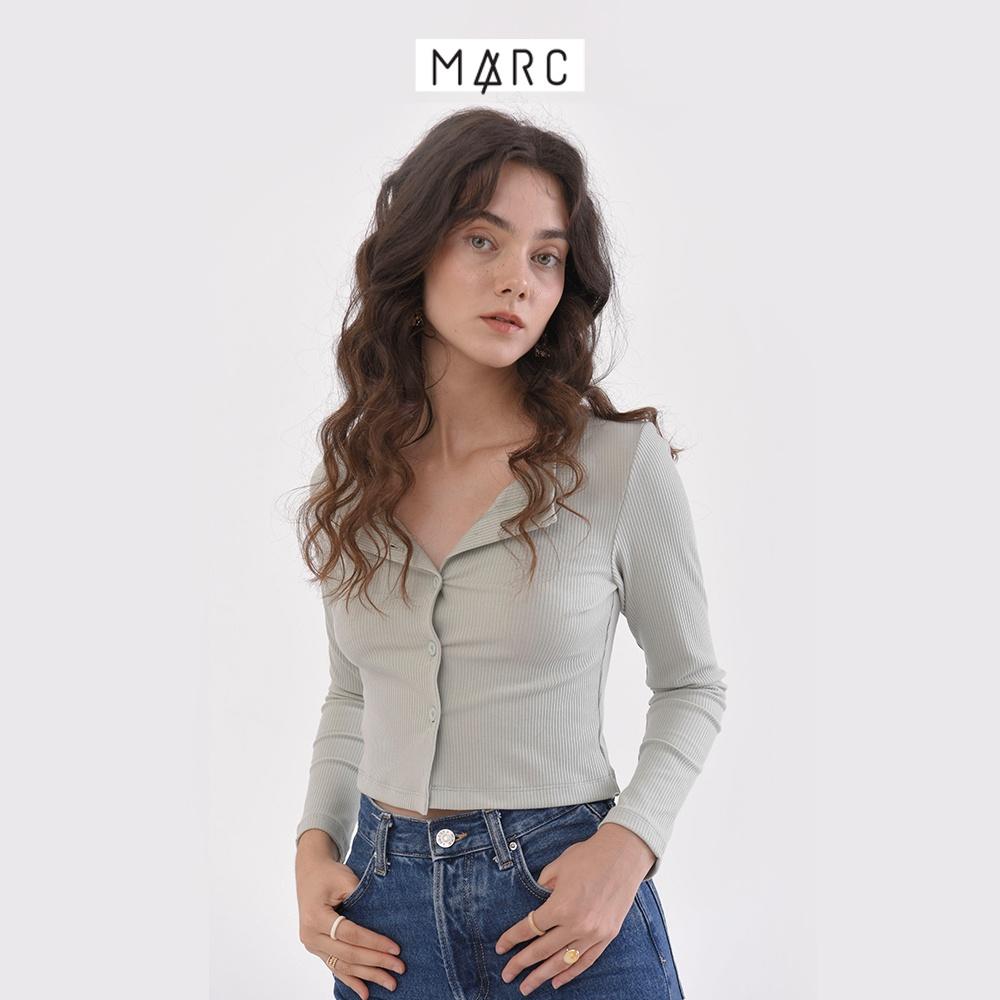 Áo khoác cardigan nữ MARC FASHION tay dài cài nút CBMH081822