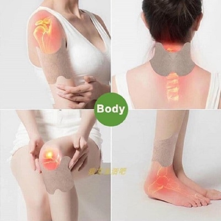 Hộp 12 Miếng Dán Ngải Cứu Giảm Đau Cổ Vai Gáy Hiệu Quả