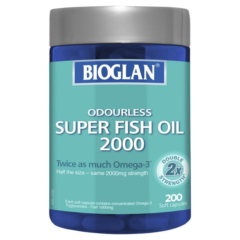 Bioglan Super Fish Oil 2000mg 200 Capsules