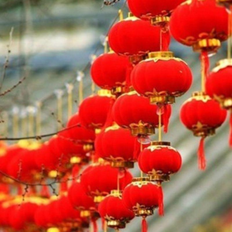 Set 10 quả cầu trang trí cây đào mai ngày tết