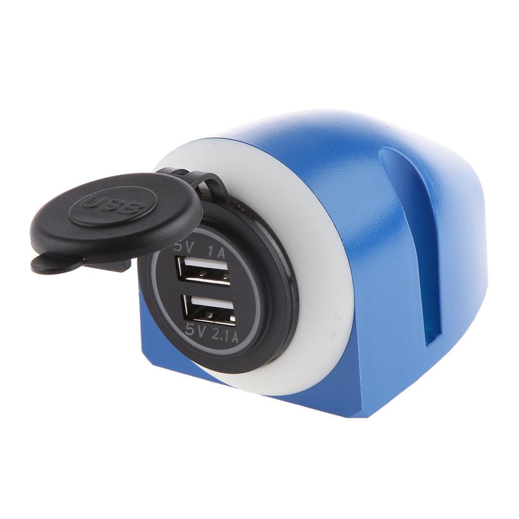 12-24V 3.1A Dual USB Charger Power Adaptor Socket Panel
