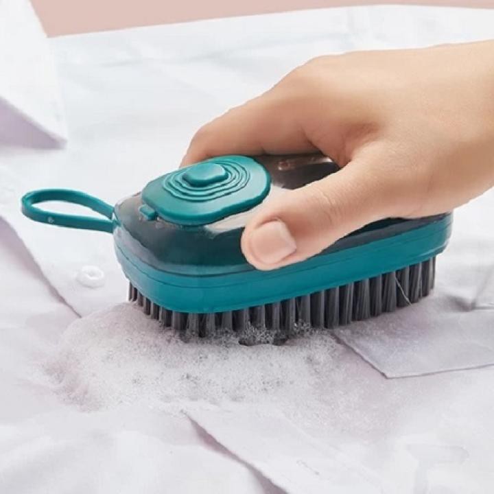 Bàn chải có bình chứa xà phòng và nút ấn đa năng - giao ngẫu nhiên