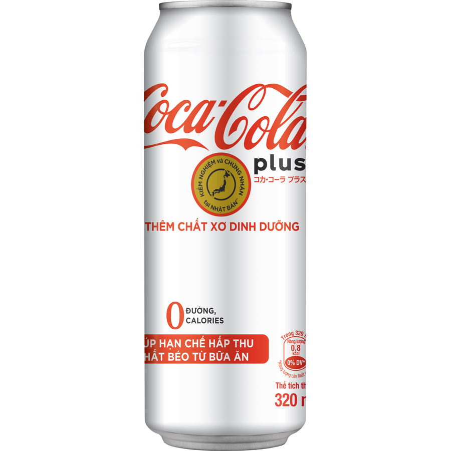 Thùng 24 Lon Nước Giải Khát Coca-Cola Plus 320ml x24