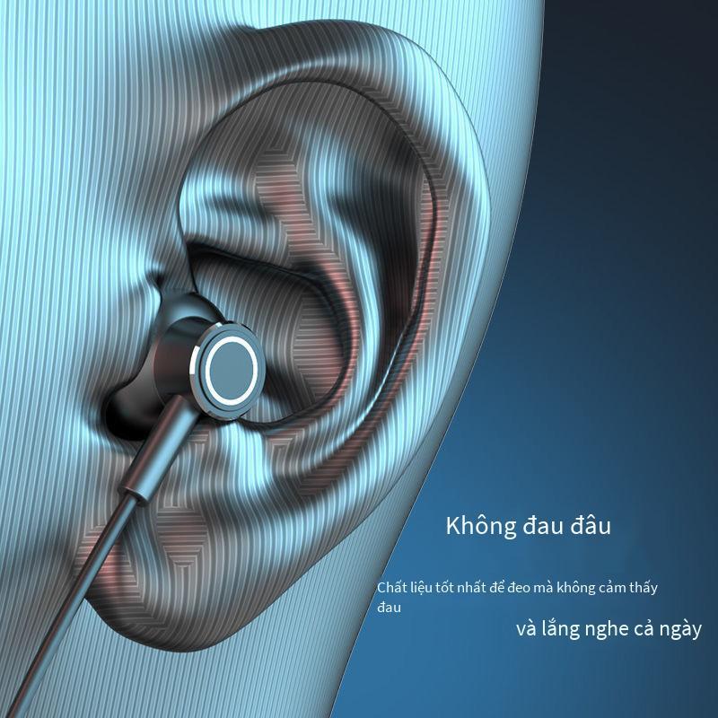 Đảm bảo chất lượng tai nghe bluetooth không dây đeo cổ có chức năng hiển thị kỹ thuật số tai nghe treo cổ âm thanh nổi thể thao nửa trong tai dung lượng lớn