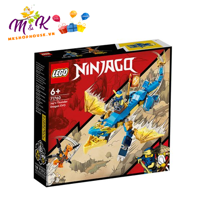 Đồ Chơi LEGO NINJAGO Rồng Thần Sấm Sét Của Jay 71760