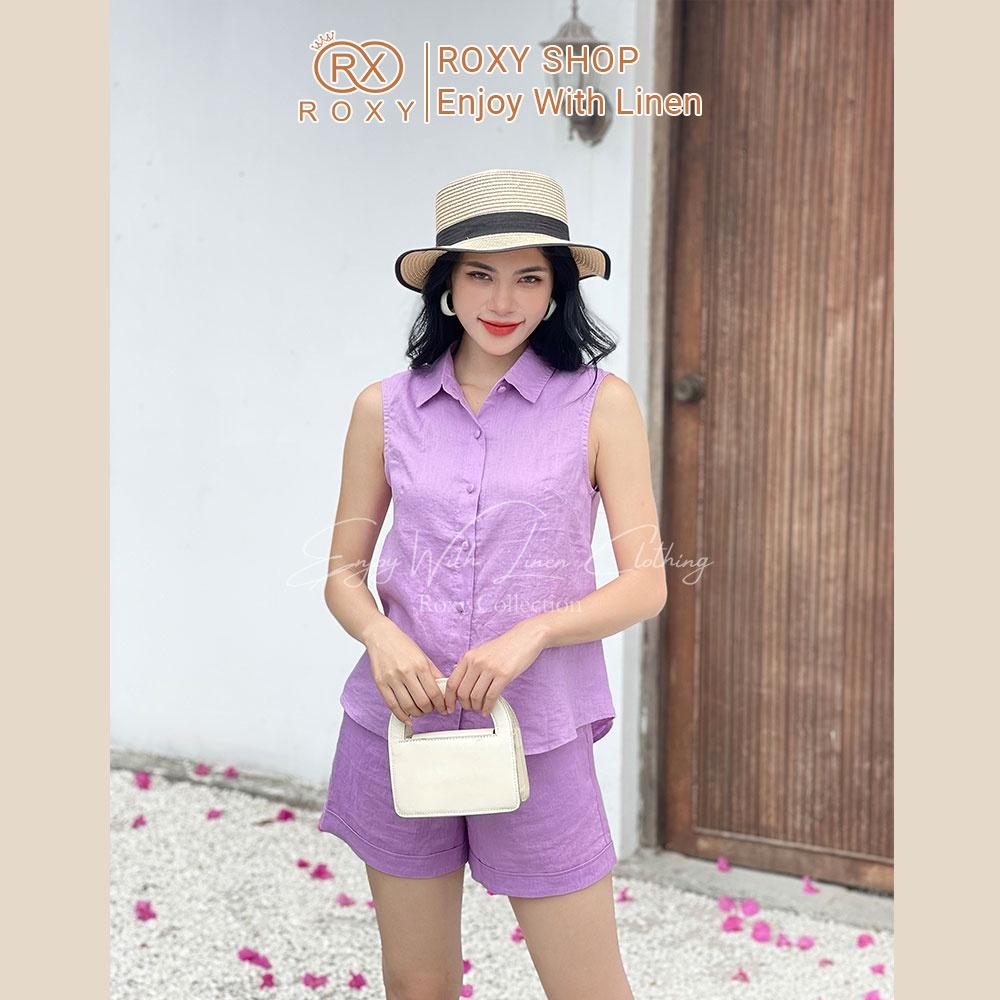 Set Linen Nữ Mùa Hè Trẻ Trung, Thoáng Mát