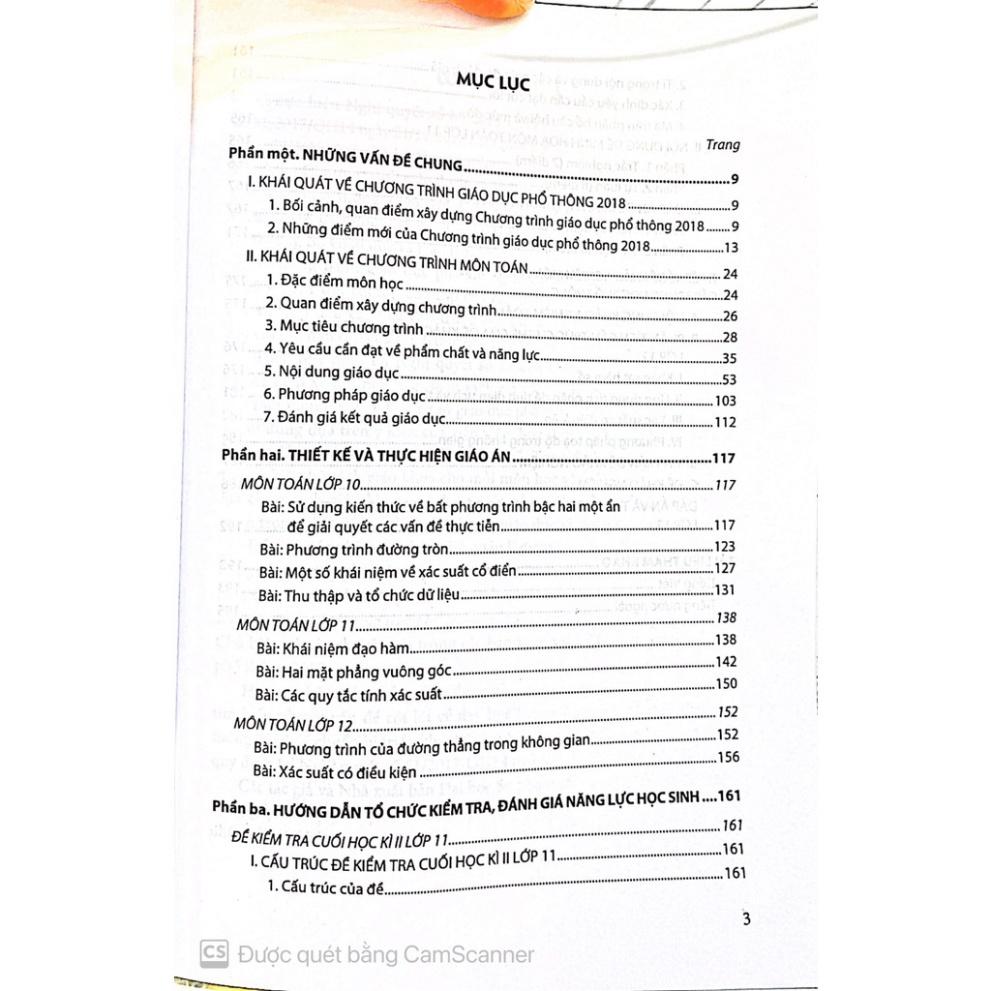 Sách - Hướng dẫn dạy học môn Toán THPT theo CT GDPT 2018 - NXB Đại học Sư phạm