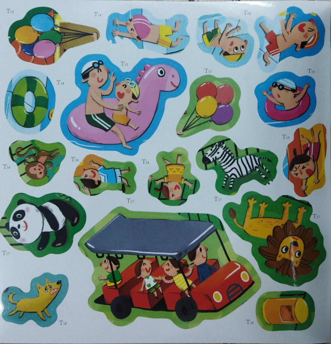 Sticker Kỹ Năng An Toàn Cho Bé - An Toàn Nơi Công Cộng