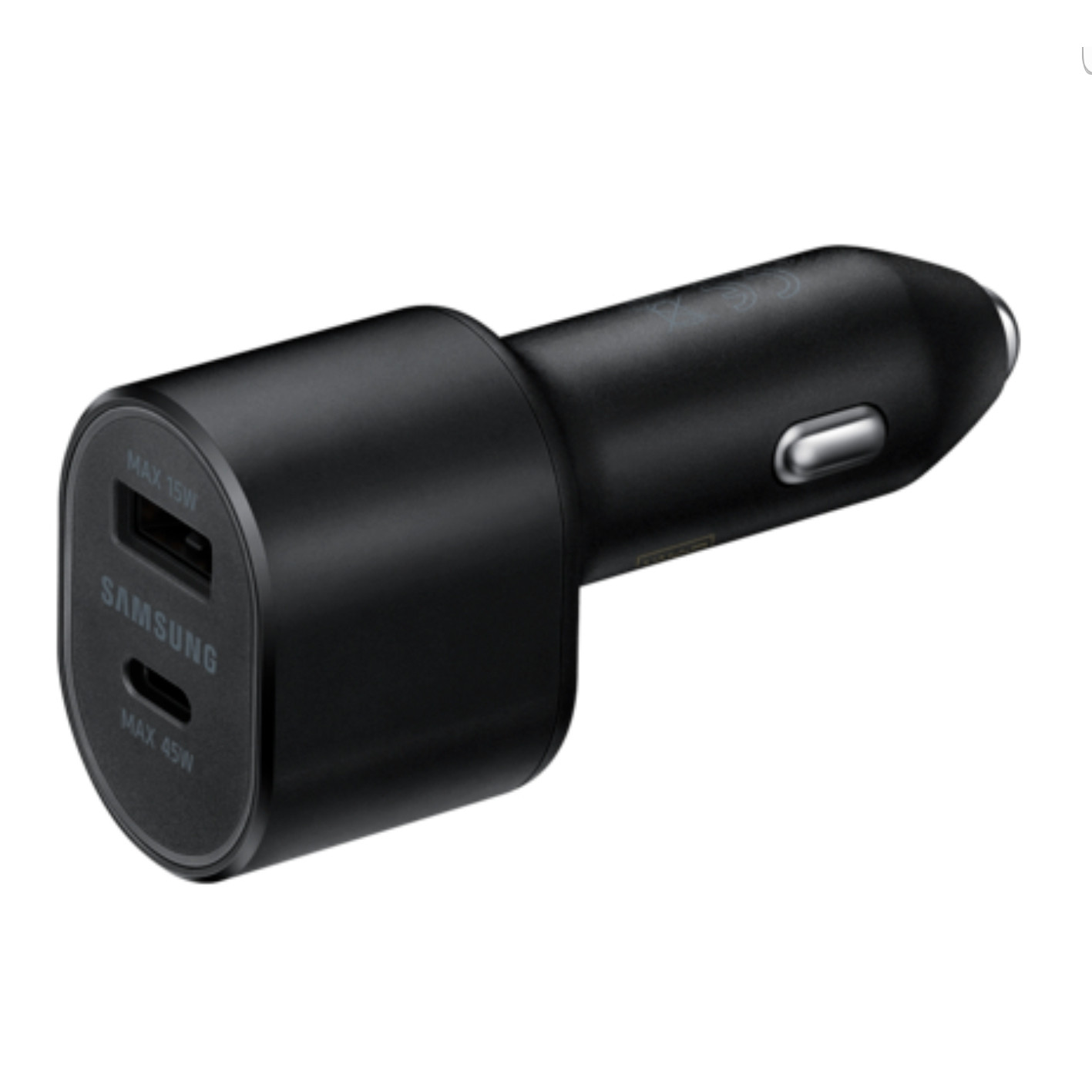 Sạc Đôi Xe Hơi - Ô tô Samsung ( L5300 ) - Car Charger Super Fast Charging 2.0 - Dual Port ( 45W Type C & 15W USB) Kèm Cáp 5A- Chính Hãng Samsung Việt Nam Phân Phối