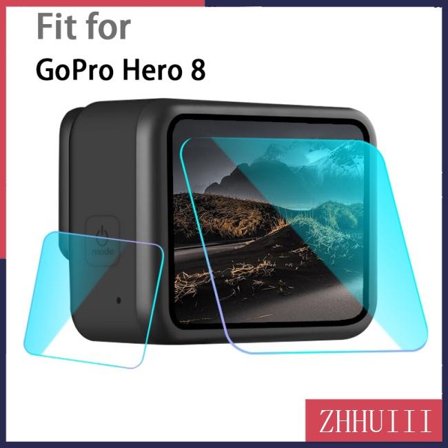 Kính Cường Lực Bảo Vệ Ống Kính Máy Ảnh GoPro Hero 8 Đen