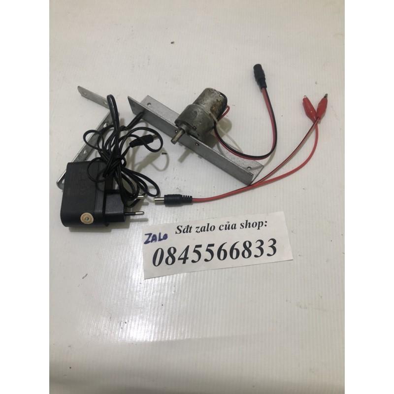 Mô tơ giảm tốc 220v -12v + xiên nướng gà vịt