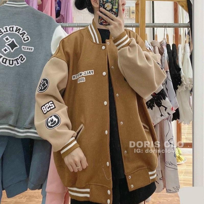 SIÊU PHẨM BOMBER VARSITY - ÁO BÓNG CHÀY - CS