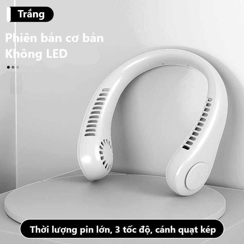 Quạt đeo cổ 3 chế độ gió dung lượng pin lớn 3000mAh