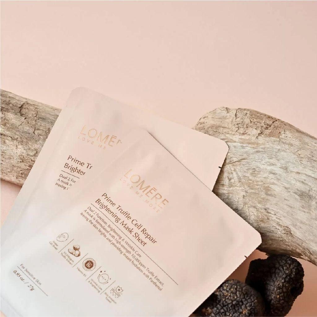 COMBO Mặt Nạ Dưỡng Trắng Da LOMERE Prime Truffle Cell Siêu Cấp Ẩm, Cung Cấp Dưỡng Chất Thẩm Thấu Sâu Trong Da 27gr/Chiếc