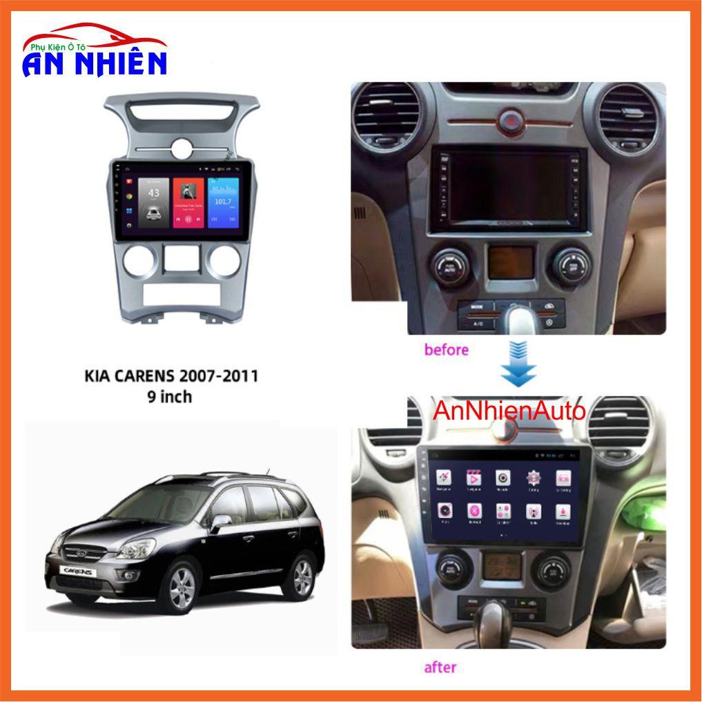 Màn Hình 9 inch Cho Xe CARENS - Màn Hình DVD Android Tặng Kèm Mặt Dưỡng Giắc Cho KIA Carens