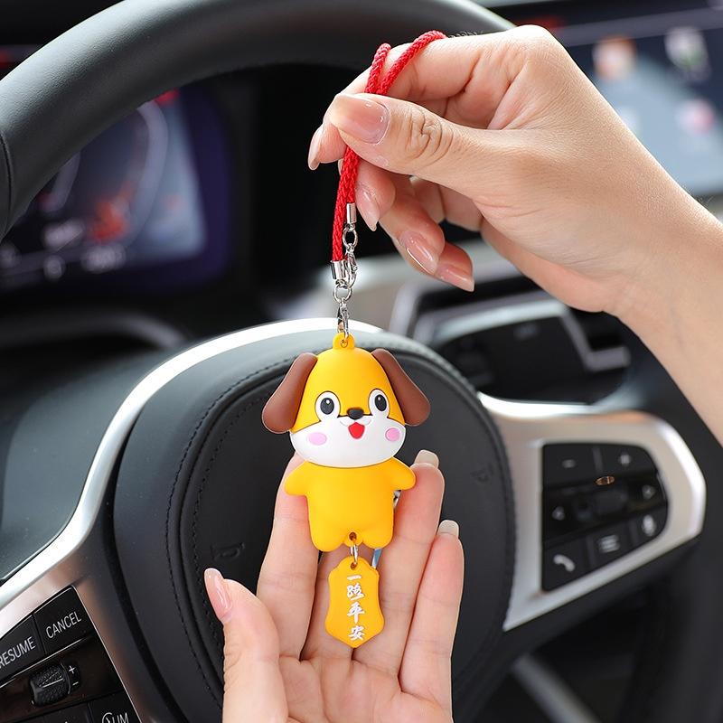 Móc Khóa PVC Hình Búp Bê Hoạt Hình Đáng Yêu