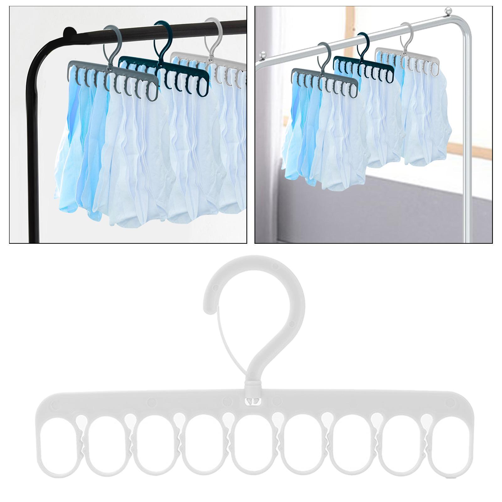 Portable Clothing Hanger Support Hanger Drying Hanger for Pants Socks Scarf