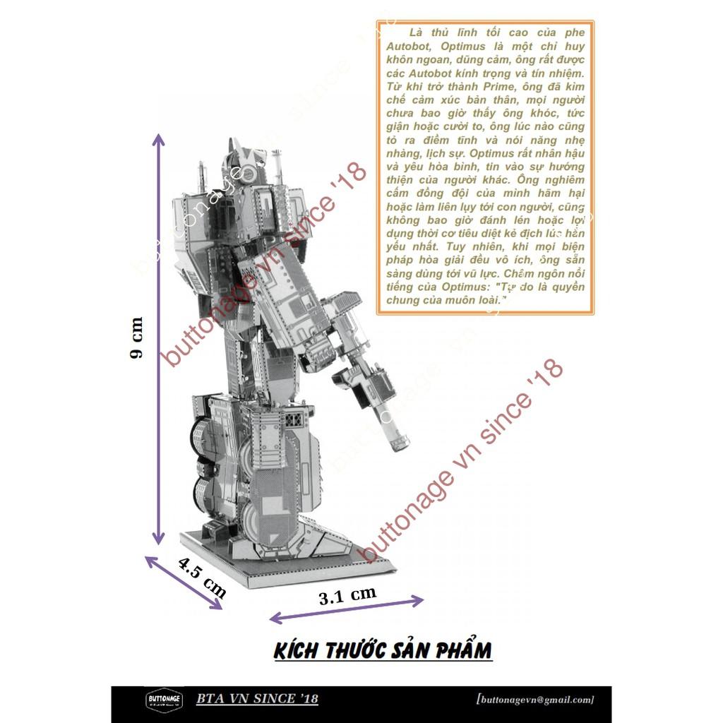 Mô Hình Lắp Ráp 3d Người Máy Optimus Prime