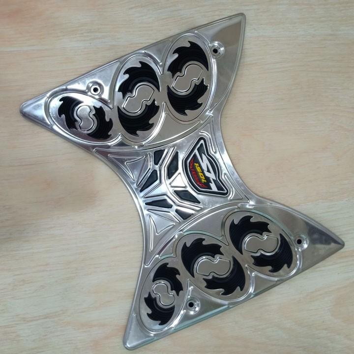 Thảm lót chân dành cho xe SH đời 2017 đến 2019 chất liệu inox