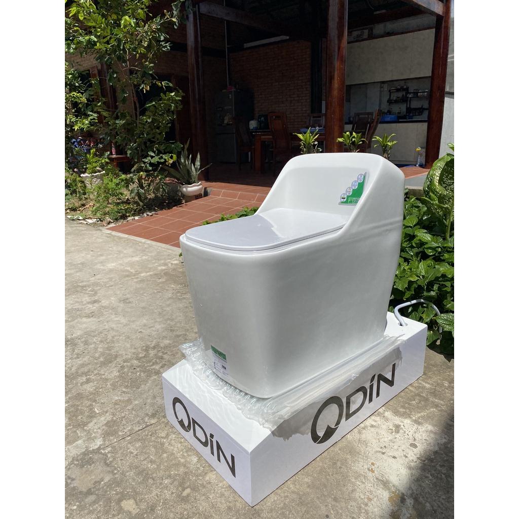 BỒN CẦU LIỀN KHỐI CAO CẤP TRÁI TÁO VUÔNG ODIN 2039C