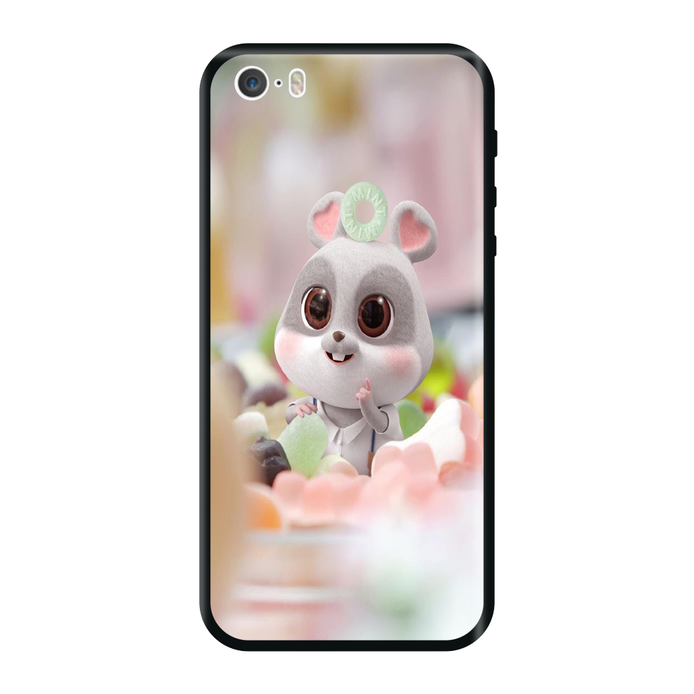 Ốp lưng TPU viền dẻo cho điện thoại IPHONE 5 Hình Chuột Tết 2020 Mẫu 07