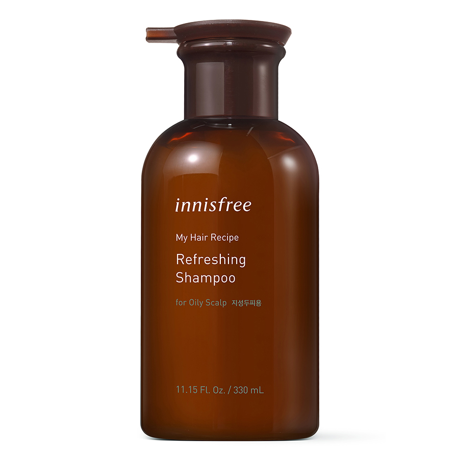 Dầu Gội Cho Da Đầu Dầu Innisfree My Hair Recipe Refreshing Shampoo For Oily Scalp 330ml-131170696