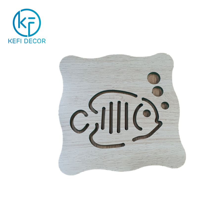 Combo 100 Miếng lót nồi lót cốc bằng gỗ sang trọng Cách Nhiệt size 10*10, Tấm Lót Bảo Vệ Mặt Bàn KEFI Decor