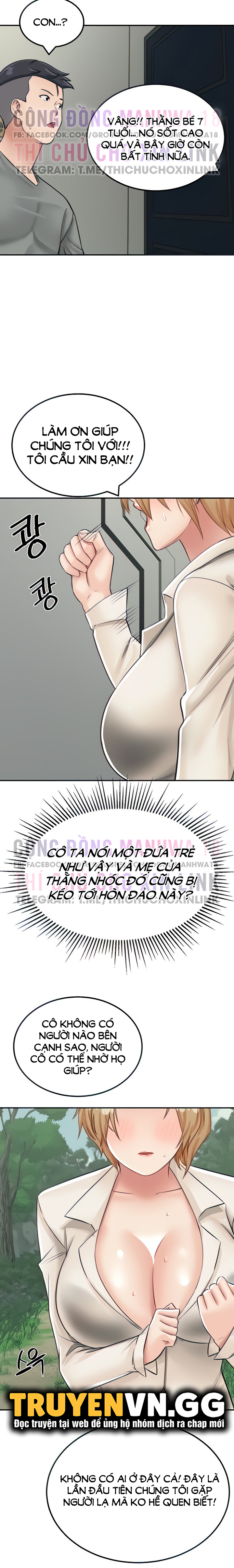 sinh tồn trên đảo hoang cùng mẹ yêu chapter 13 19
