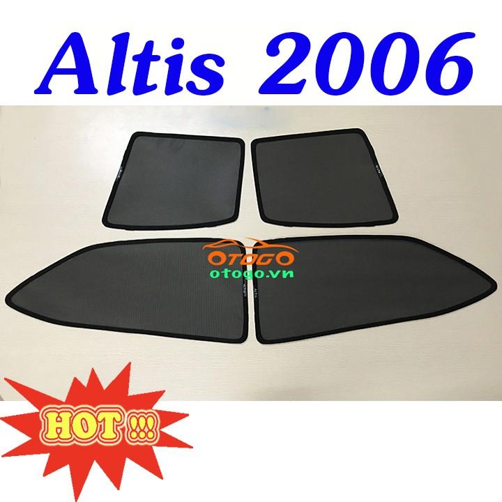 Bộ Rèm Che Nắng Kính  Ô Tô Theo Xe - Altis 2006 LOẠI 1