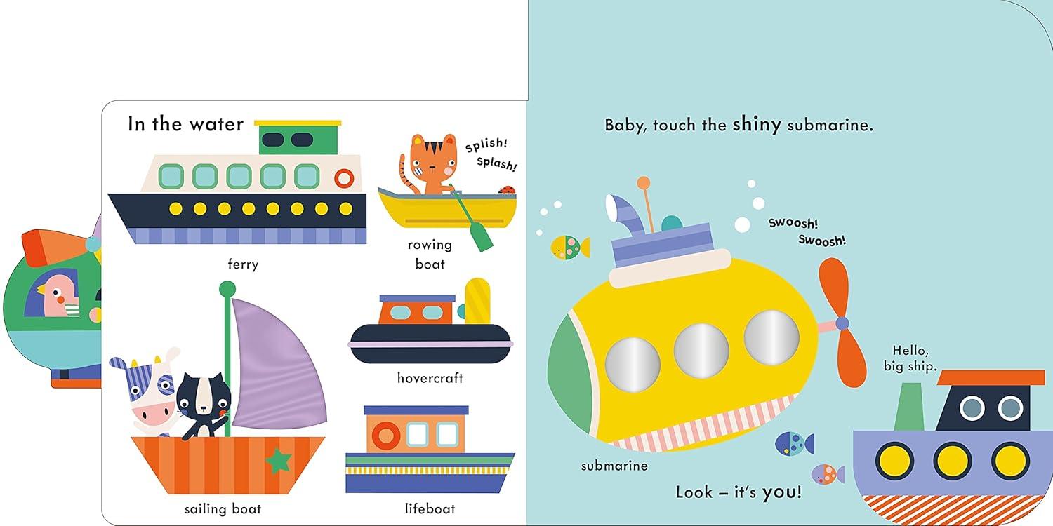 Sách ngoại văn: Baby Touch - Vehicles Tab Book