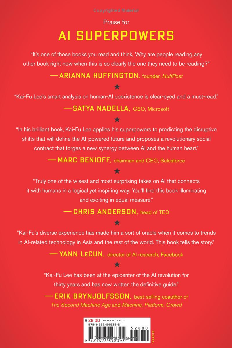 Sách Ngoại Văn - AI Superpowers - China, Silicon Valley, And The New World Order