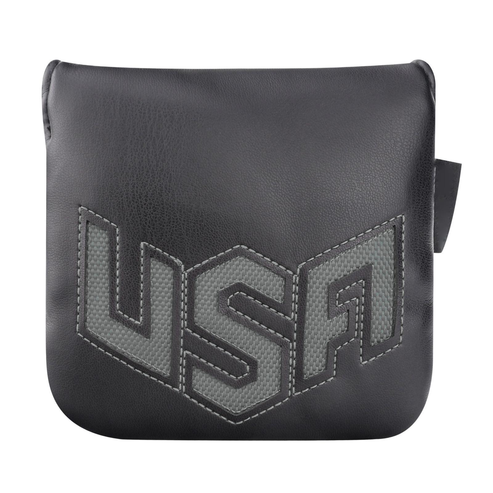 Golf Putter Head Cover Golf Club Headcover Waterproof Durable PU Leather Plush Lining Golf Putter Covers Protector for Women Men Golfer Gift