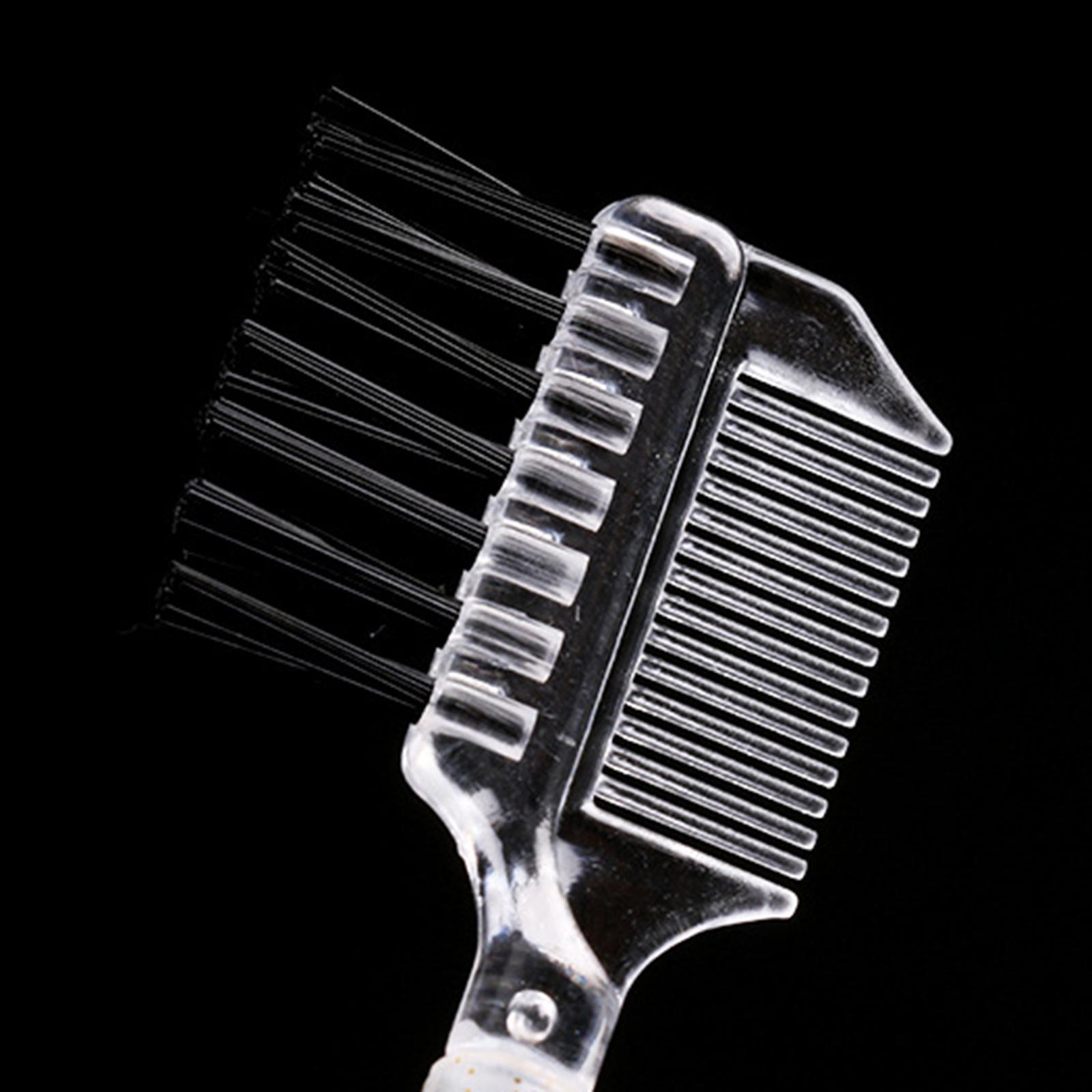 Eyebrow Brush and Comb Dual Purpose Professional for Cosmetic Tools 200x Blue