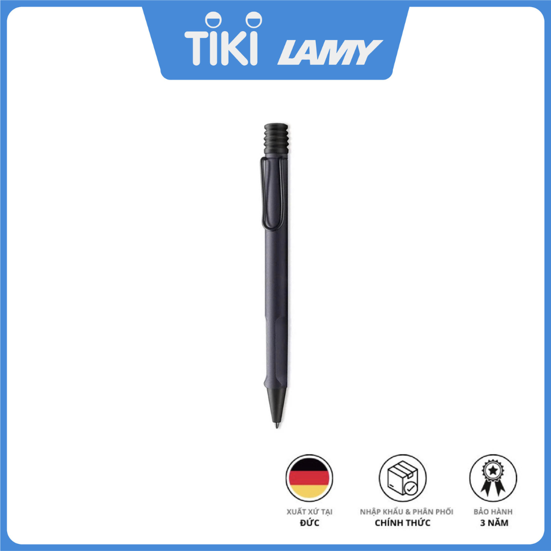 Bút bi cao cấp LAMY Safari màu 2E2 Steel black