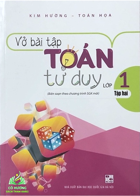 Sách - Combo Vở bài tập Toán tư duy lớp 1 (Tập 1+Tập 2) #huongbook