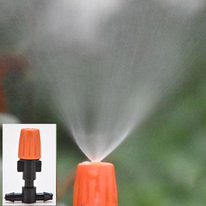 Sét 10 bộ béc đơn phun sương cam kèm T 4/7